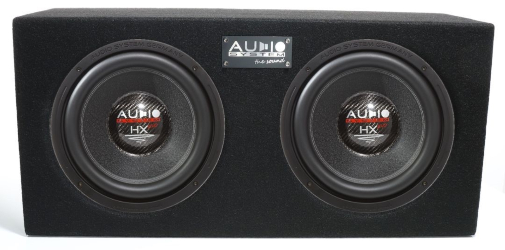 Audio System HX 10 EVO G-2 | 2 x 25 cm Subwoofer geschlossen